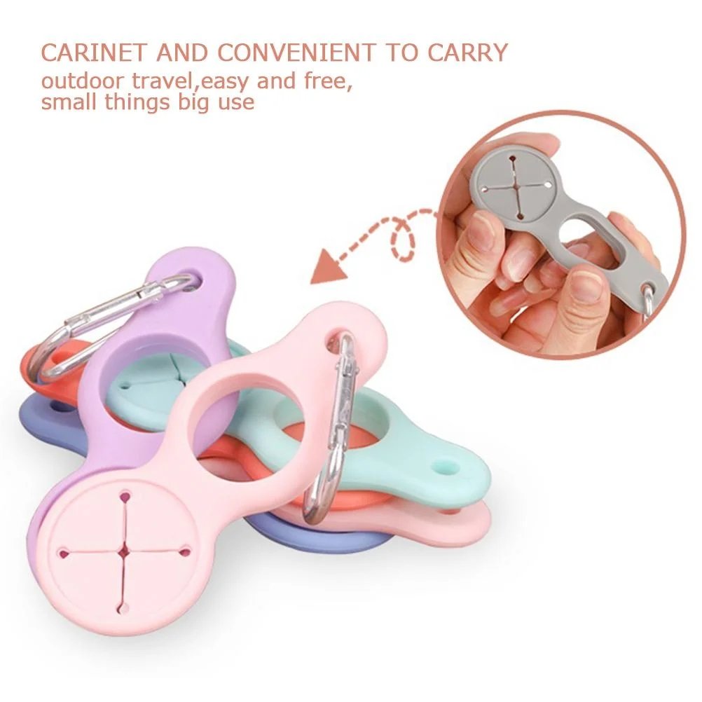 üèÜHot Sale‚ö°üåü Silicone Sport Kettle Buckle Outdoor Carabiner Water Bottle Holder