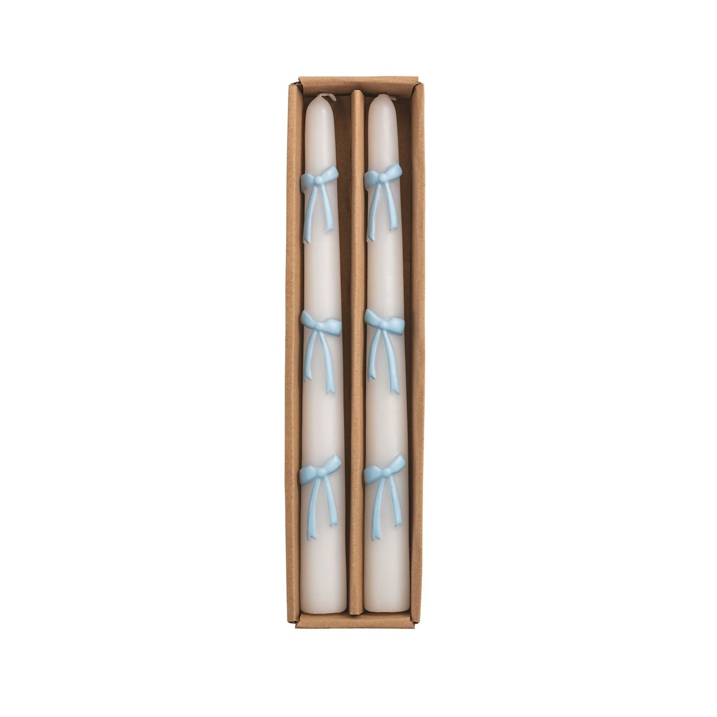 Bow taper candles