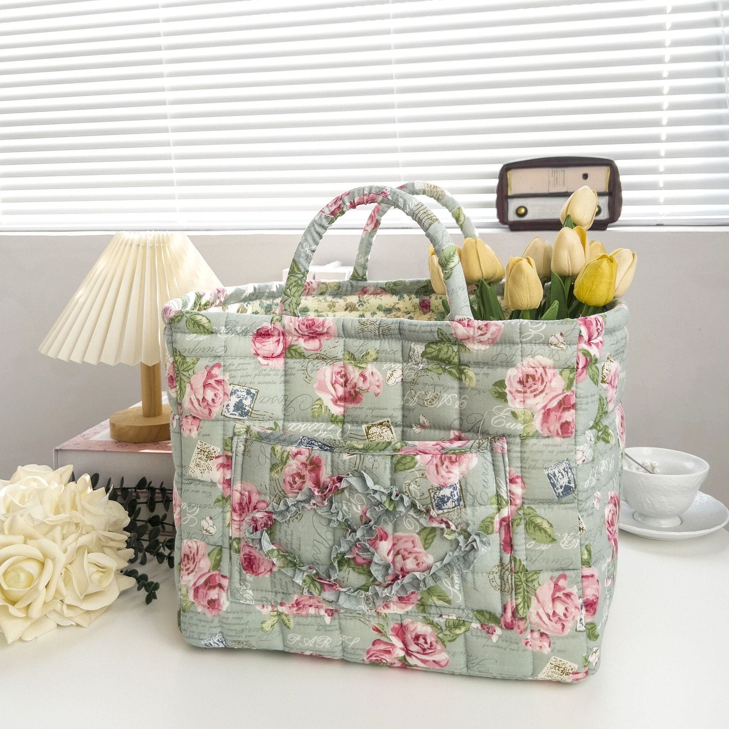 üíêüí•Boho Fabric Storage Basketüå∏