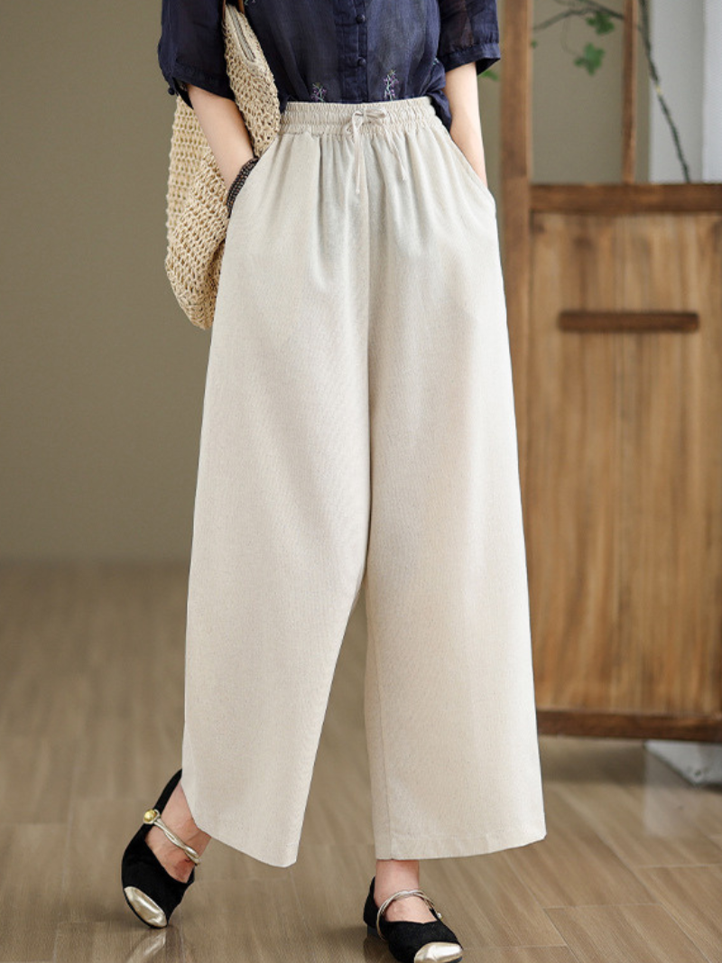 Women’s Everyday Casual& Comfort with Stylish Wide Leg Bottom