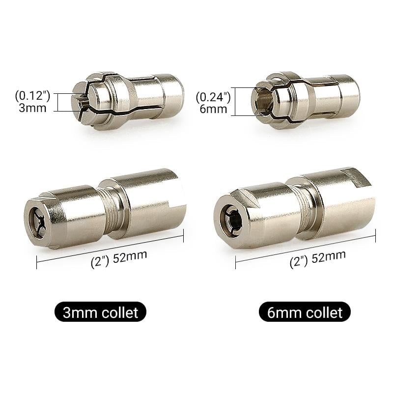 ‚öôÔ∏èAngle Grinder Conversion Kit üîß 3mm/6mm Dual Collet ‚Äì Universal Straight Grinder Adapter for Carving & Polishing