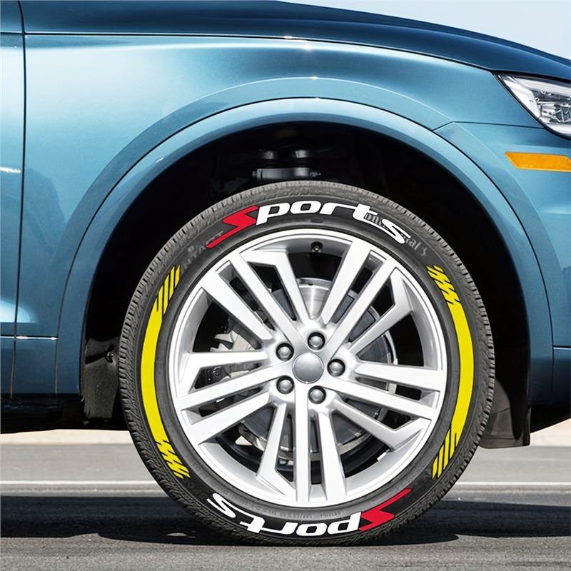 üî•4Pcs 3D Car Tire Stickers ‚Äì Waterproof Universal Wheel Decals | Motorcycle Auto Exterior Accessories