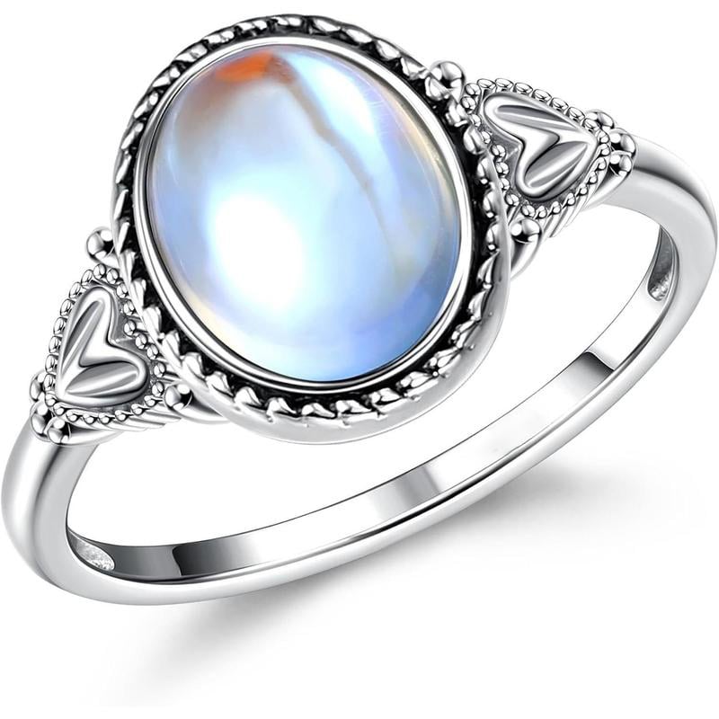 üéÅExquisite Color Change Mood Rings Moonstone for Women