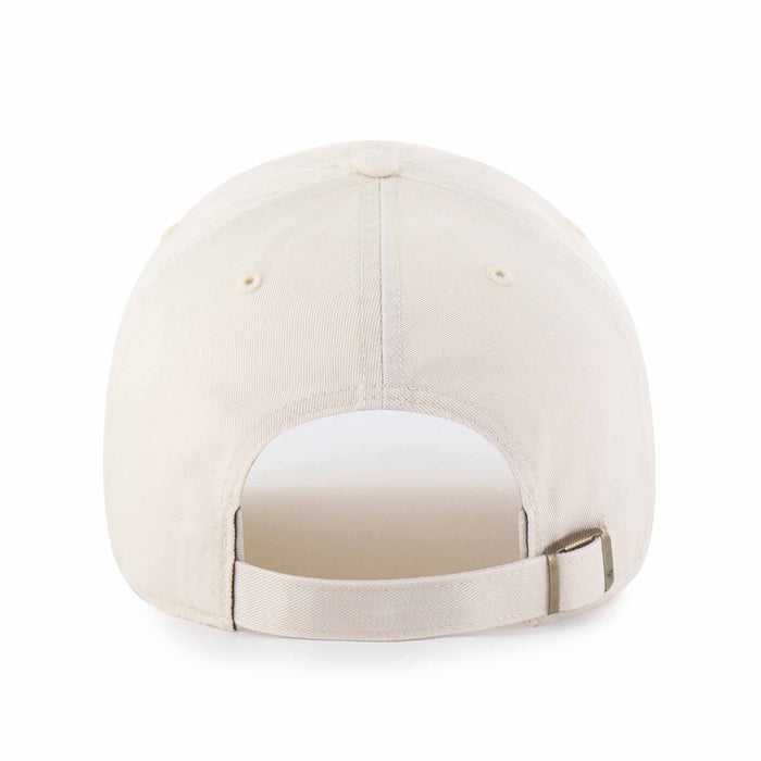 Chicago Cubs 47 Brand Natural Pink Walking Bear No Loop Clean Up Adjustable Cap