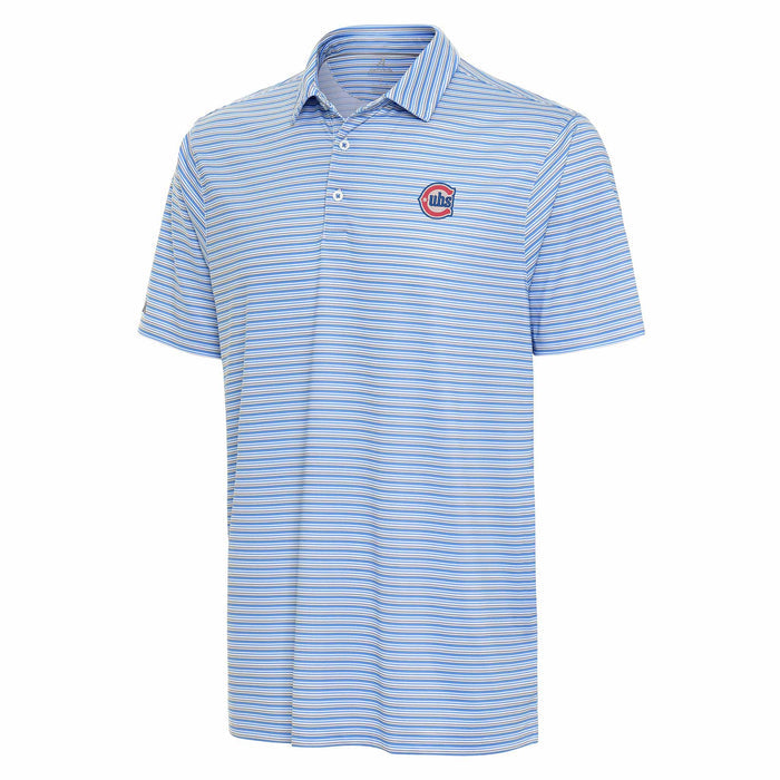Chicago Cubs Antigua Streamline Alternate Columbia Blue Polo TeeShirt