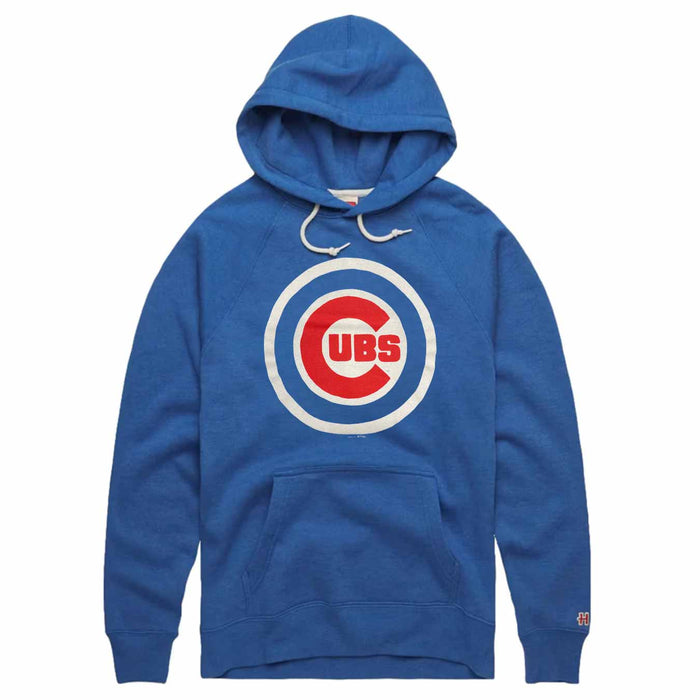Chicago Cubs Homage Royal Bullseye Hooded Sweatshirt