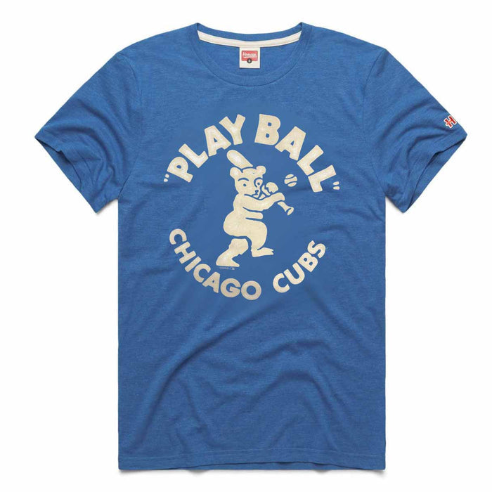 Chicago Cubs Homage Royal Play Ball T Shirt