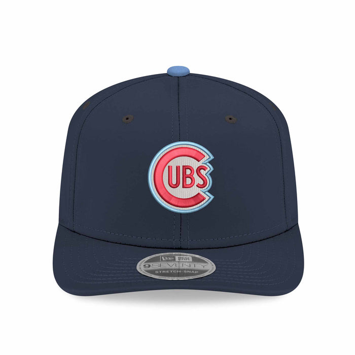 Chicago Cubs New Era 1941 150 Year 9SEVENTY Stretch Snap Navy Adjustable Cap