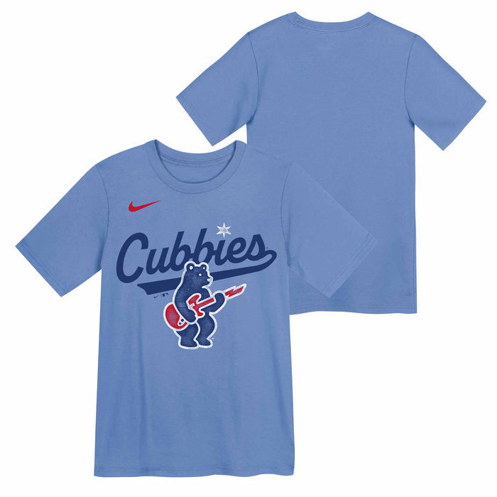 Chicago Cubs Nike PreSchool Electric Bear Cubbies T Shirt