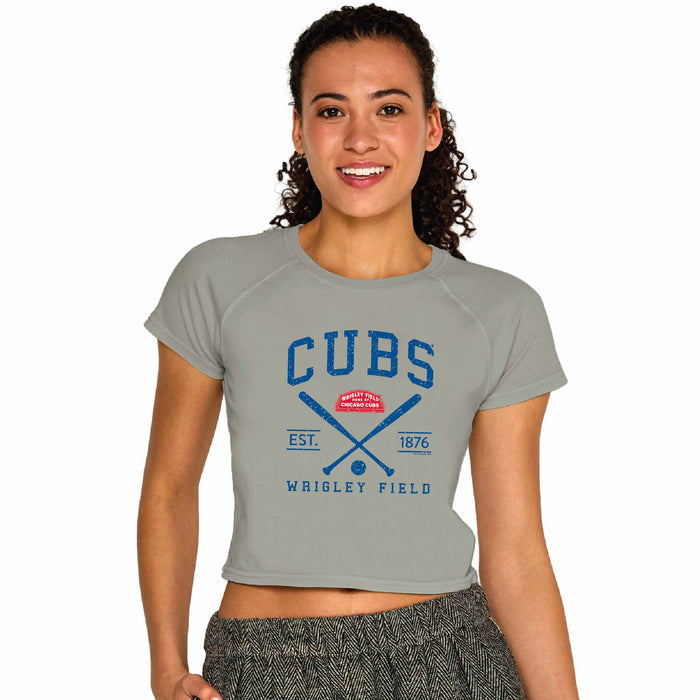 Chicago Cubs Soft As A Grape Women's Sage The Cutee T Shirt