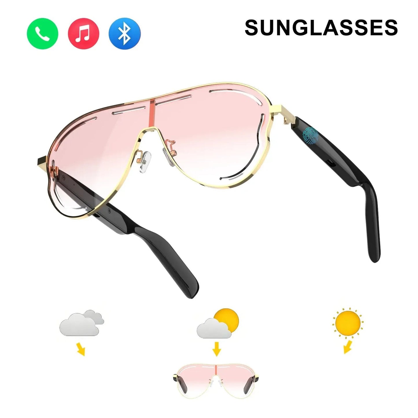 üíïHot sale 49% OFFüòé Smart Bluetooth 5.4 Audio Sunglasses ‚Äì Open-Ear, UV & Blue Light Protection