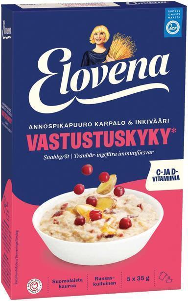 Elovena Cranberry-Ginger Instant Porridge 175g - Soposopo