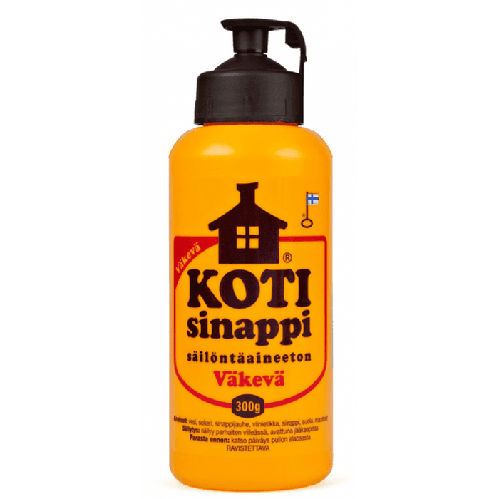 Kotisinappi Strong Mustard 300g Classic Flavor Since 1980 - Soposopo