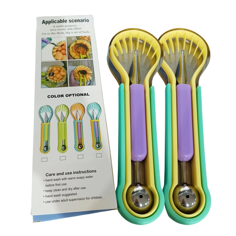 Multi-Functional Fruit Melon Baller Scoop Set üçà