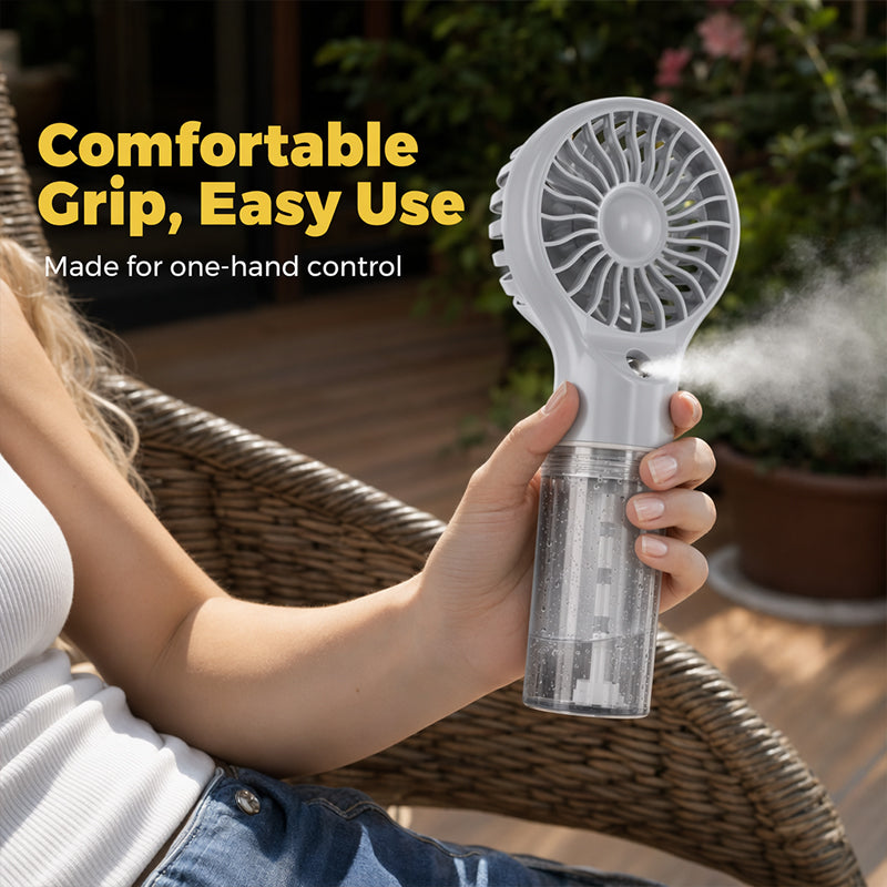 üßäPortable Handheld Mist Cooling Fan ‚ùÑÔ∏è