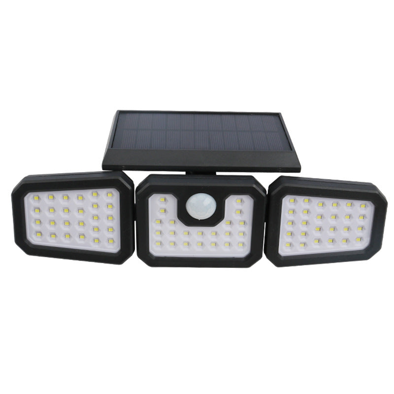 üì¢üì¢40% OFF !! ‚è∞Solar 3-Heads Wall Light With Sensor Lighting Function