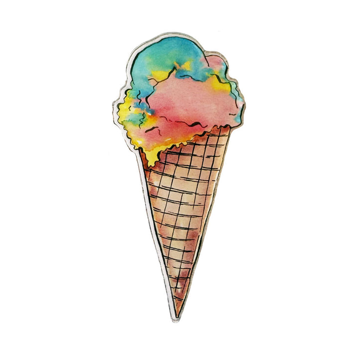 Superman Ice Cream Cut-Out Magnet - City Bird