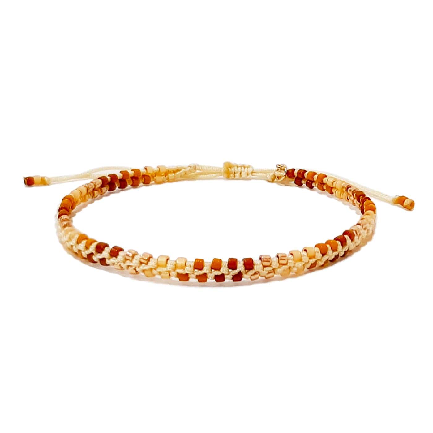 Handmade Double Row Beaded Bracelet