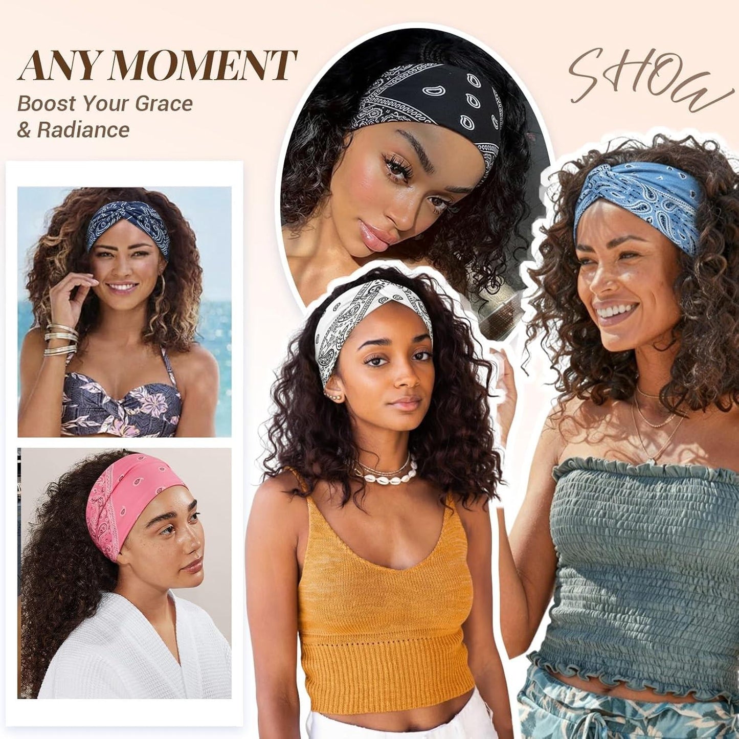 Womens Styling Retro Printed Headband - üî•