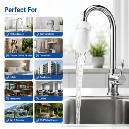 ‚ú®Faucet Filter Cotton Bags - Universal, 100 PCS Splash-Proof Faucet Filter Set