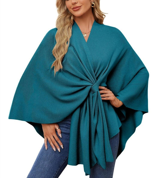 üî•Elegant Shawl Wraps Soft Open Front Poncho Shawl Wraps