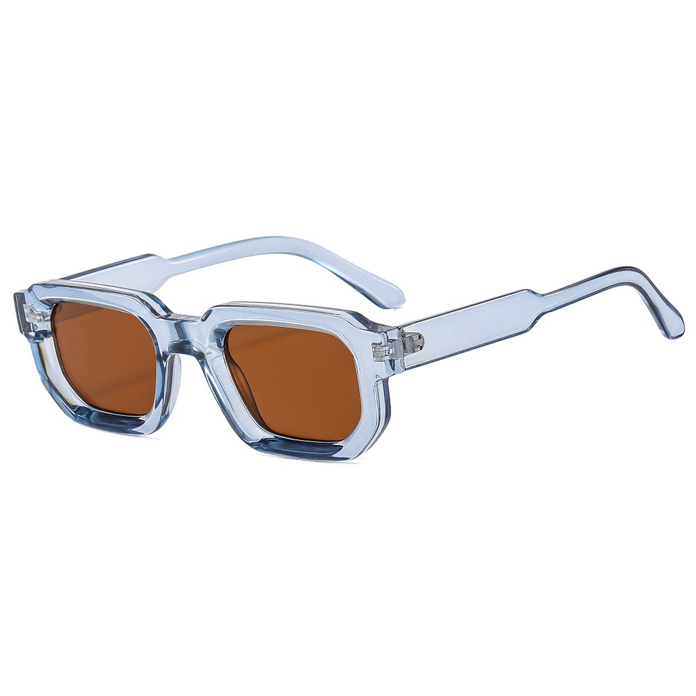 üï∂Ô∏èüîÜ 6 - Pack Vintage Rectangle Frame Sunglasses for Men & Women with UV400 Protection