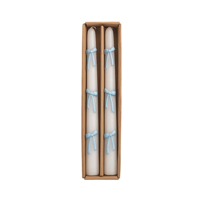 Bow taper candles