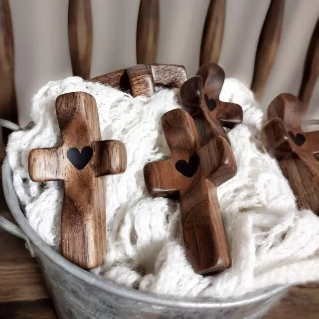 üèÜFlash Sale‚ö° 50K+ SOLD! ‚úùÔ∏è100% Handmade Wooden Cross My Heart