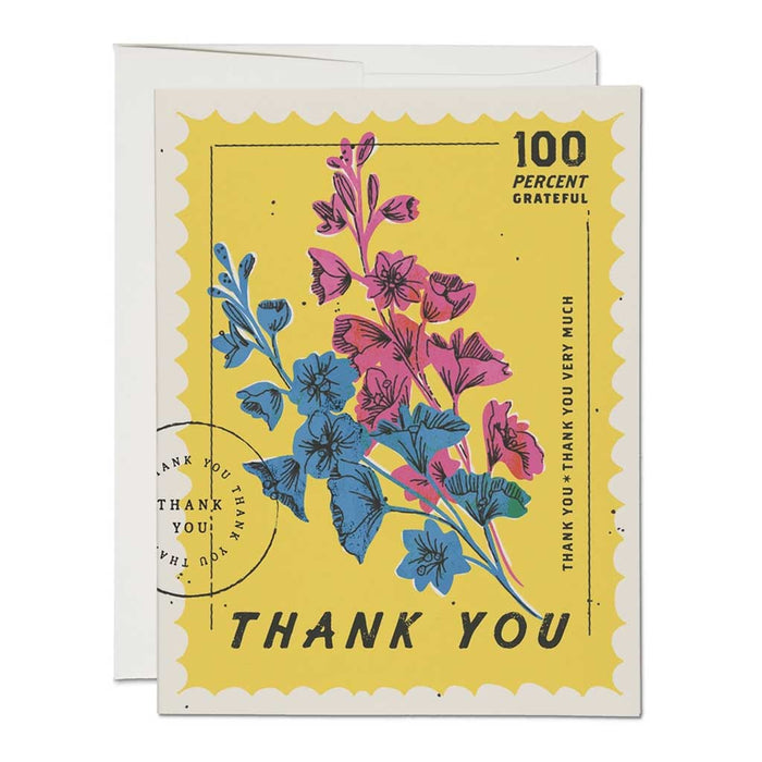 100 Percent Thank You Card