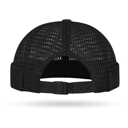 üî•Men‚Äôs Breathable Brimless Docker Hat ‚Äì Lightweight Mesh Skull Cap for Summer Outdoor Wear