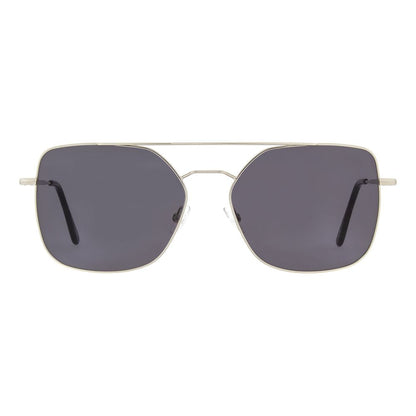 Andy Wolf Silver Metal Sunglasses