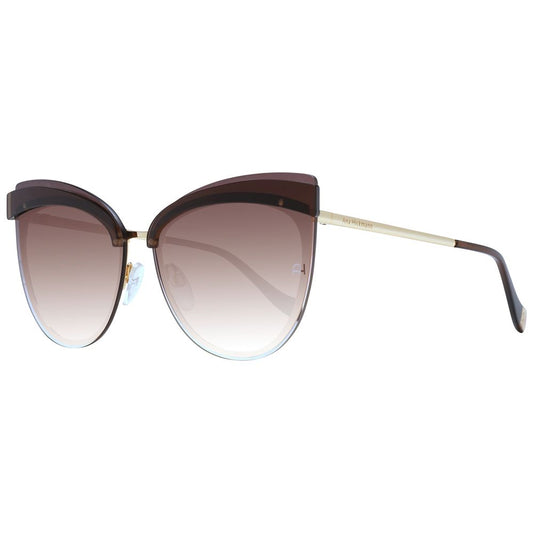 Ana Hickmann Brown Metal Sunglasses
