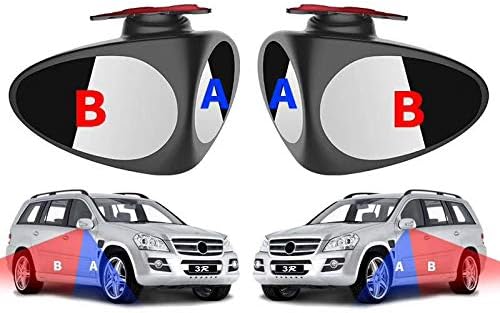 Dailyardtool¬Æ HD Car Blind Spot Elimination Mirror - 360¬∞ Rotatable, Rain/Fog Resistant