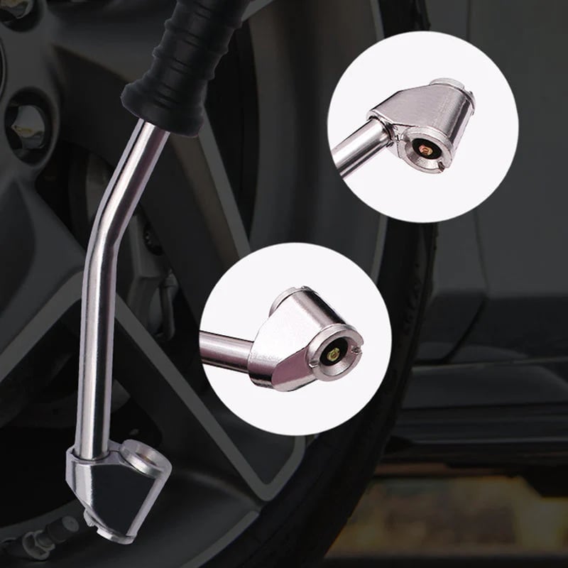 Heavy-Duty Tire Inflator with Pressure Gauge ‚Äì Always the Right Pressure üî• Sturdy, Accurate & Reliable