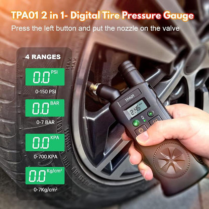 Dailyardtool¬Æ TPMS 2-in-1 Relearn Tool & Digital Tire Pressure Gauge