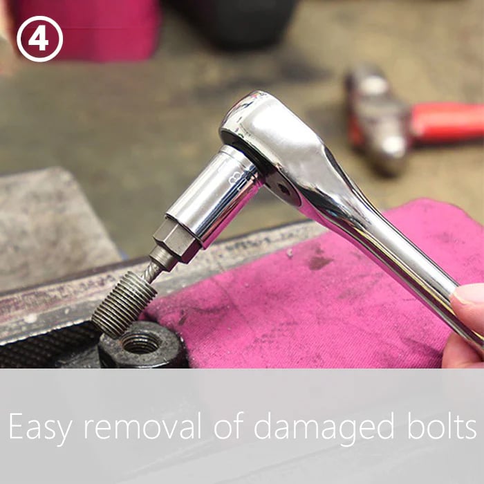 Dailyardtool¬Æ Broken Head Bolt Screw Cap Extractor Broken Head Screw Hexagon Socket Bolt Removal Tool