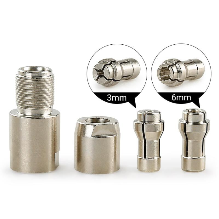 ‚öôÔ∏èAngle Grinder Conversion Kit üîß 3mm/6mm Dual Collet ‚Äì Universal Straight Grinder Adapter for Carving & Polishing