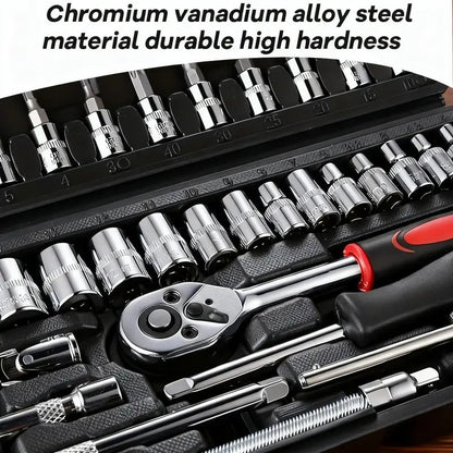 Dailyardtool¬Æ 46Pcs Car Repair Machinery Tools Set