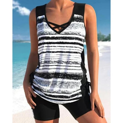 üåäWomen's Fashion Two-Piece Tankini Set