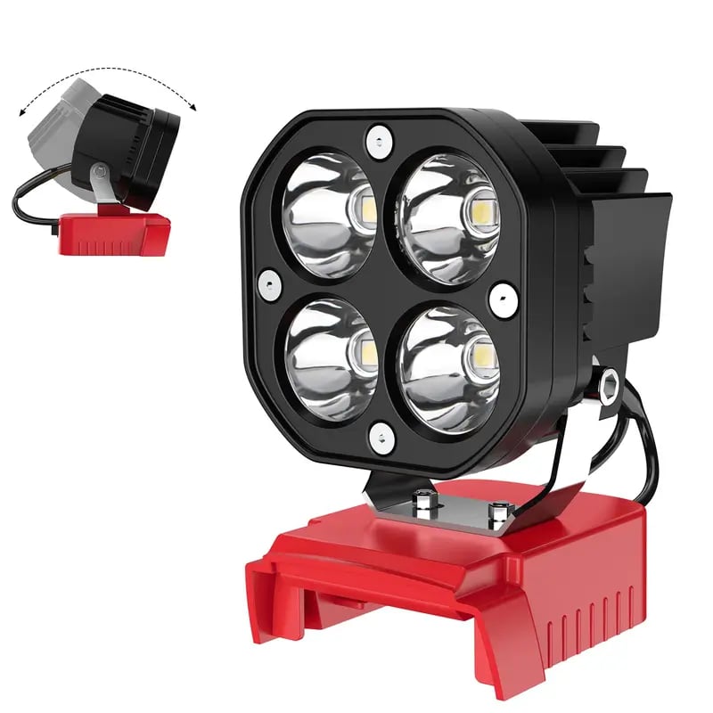 Dailyardtool¬Æ LED Work Light Compatible with Milwaukee 18V Battery/Dewalt 18V&20V Battery