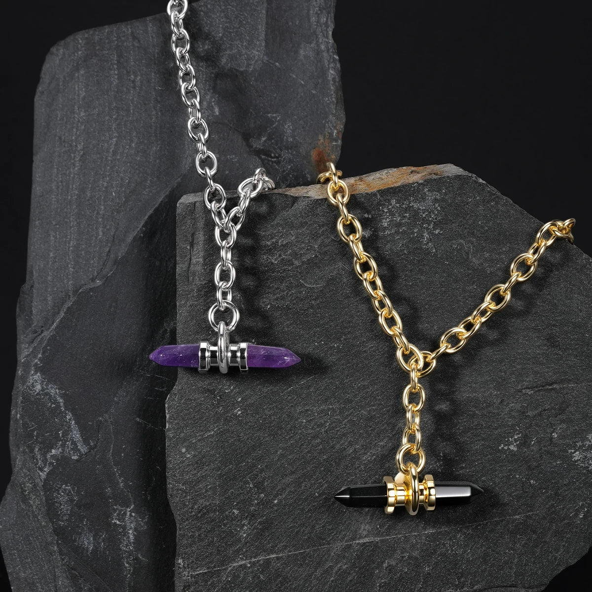 DUAL PRISM NECKLACE