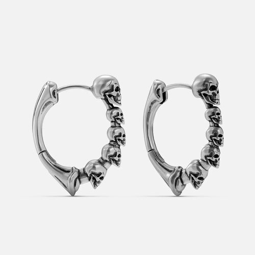 DEATHBOUND CIRCLE EARRINGS