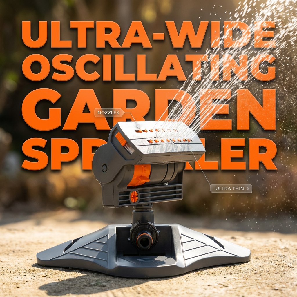 Adjustable Oscillating Sprinkler Wide Coverageüí¶‚ú®