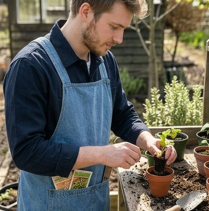 üî•Cloud-Fit Denim Apron | Ergonomic Cross-Back Design