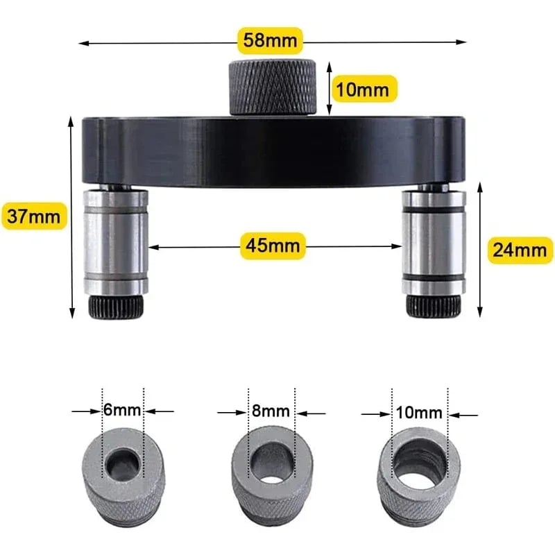 Dailyardtool¬Æ Precise Drill Guide for Woodworking Holes