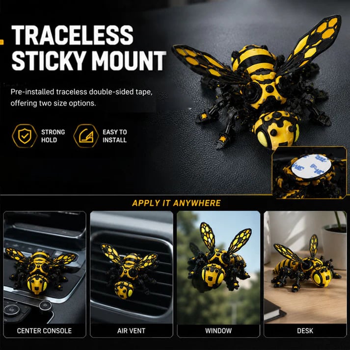 Cyber Mechanical Bee Figurine üêù