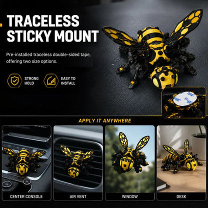 Cyber Mechanical Bee Figurine üêù