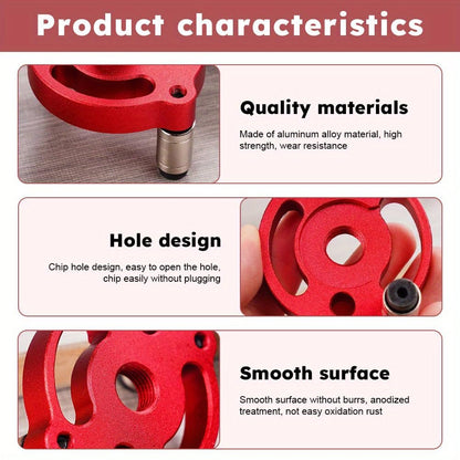 Self-Centering Doweling Jig‚Äî‚Äîwith free 8 Interchangeable Bushings