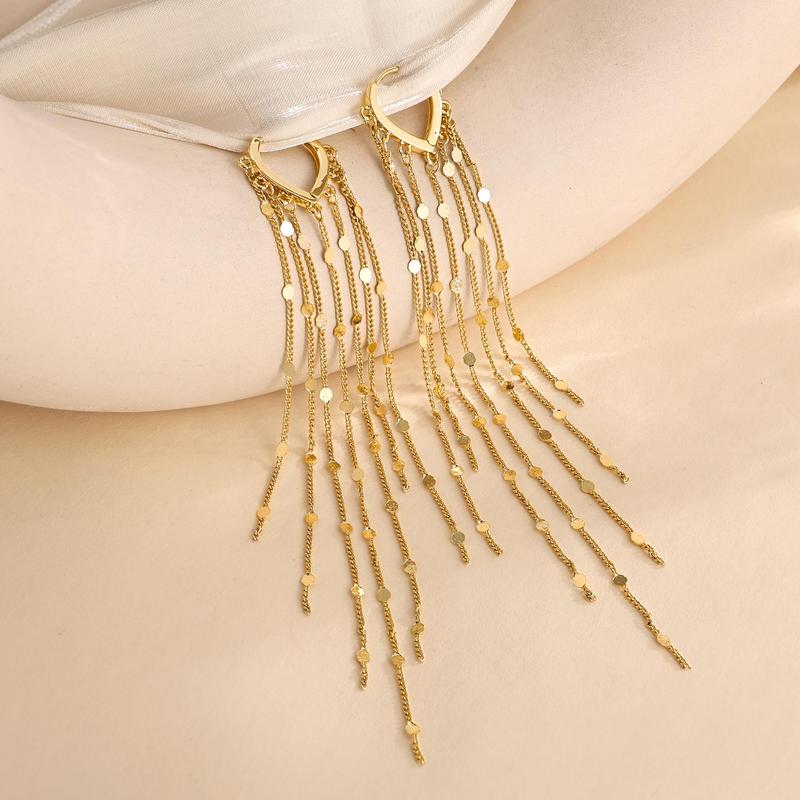 üî•Limited Time 40% Off‚ú®14K Gold Plated Long Tassel Earrings for Women