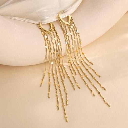 üî•Limited Time 40% Off‚ú®14K Gold Plated Long Tassel Earrings for Women